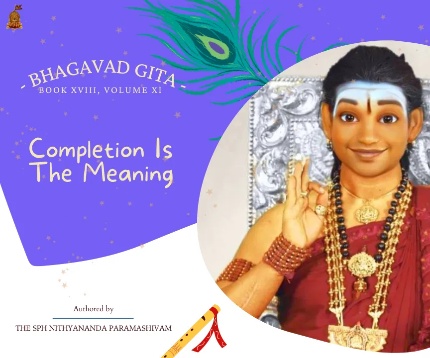 Bhagavad Gita Chapter 18 - Lesson 11 of 19 - English